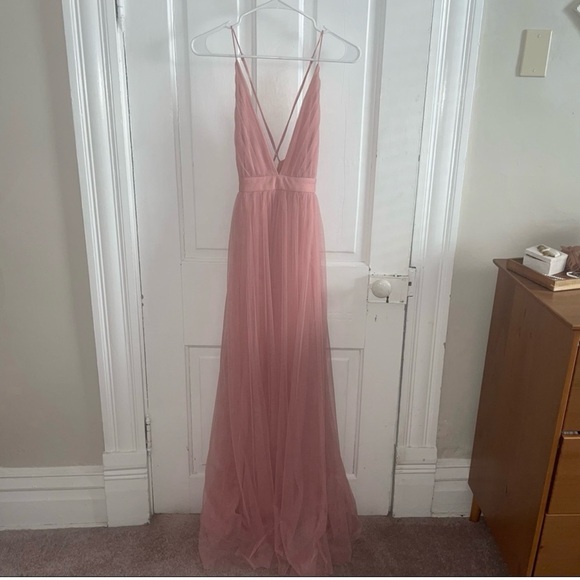 Dresses & Skirts - NWT Elegant Pink Evening Gown